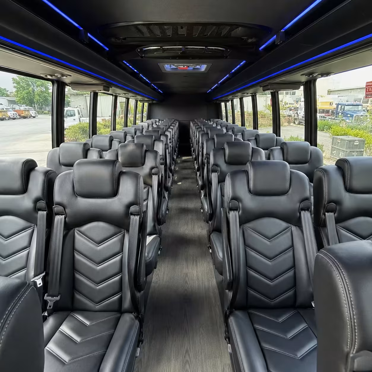 30 passenger minibus interior