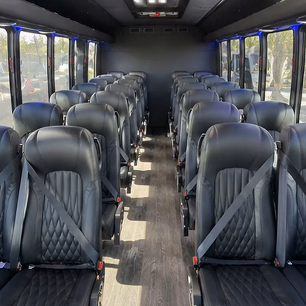 35 passenger minibus inside