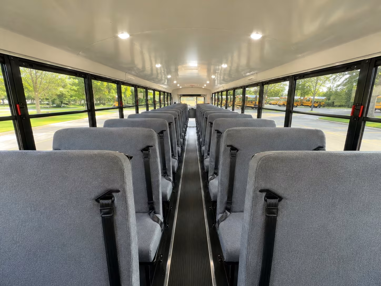 school bus interior