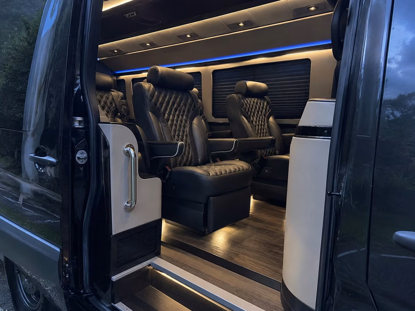 sprinter van with driver interior
