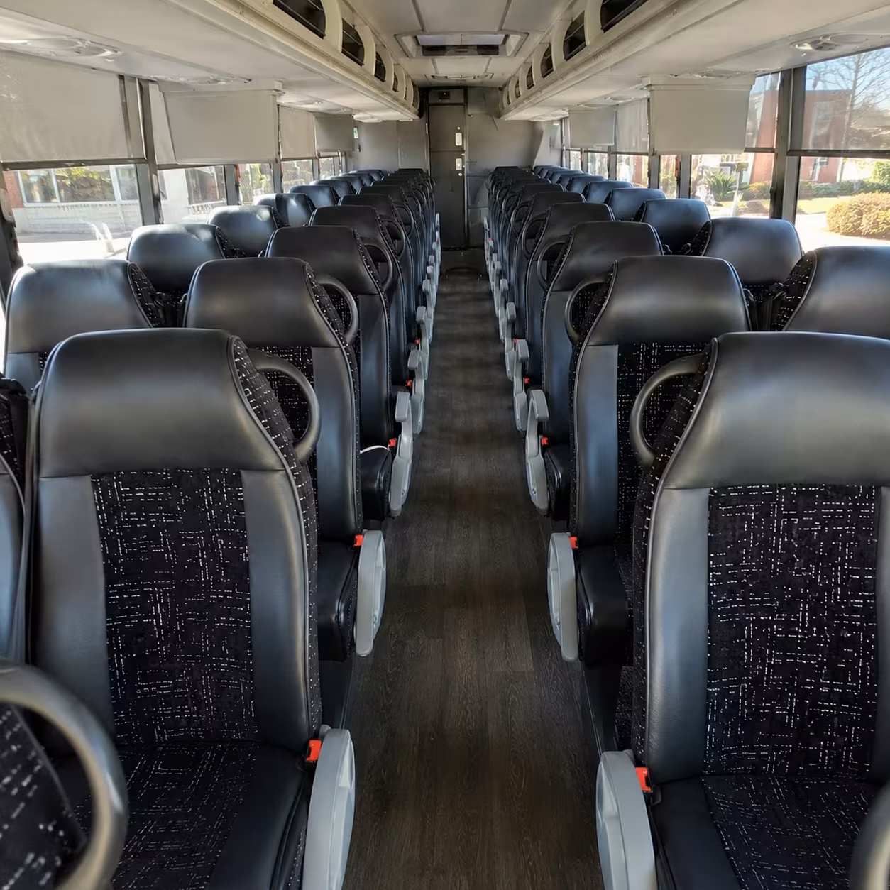 washington charter bus interior gallery