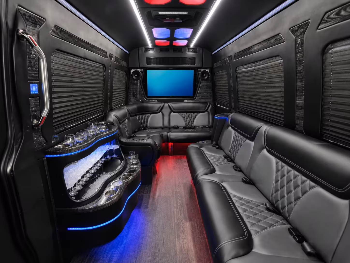 washington church event shuttle buses for banquets and services
