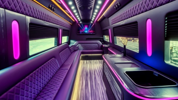 sprinter limo rental interior washington