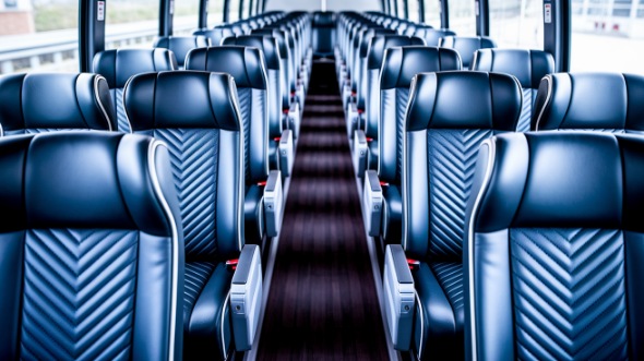 washington 50 passenger charter bus inside