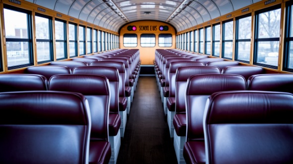 washington school bus rental inside